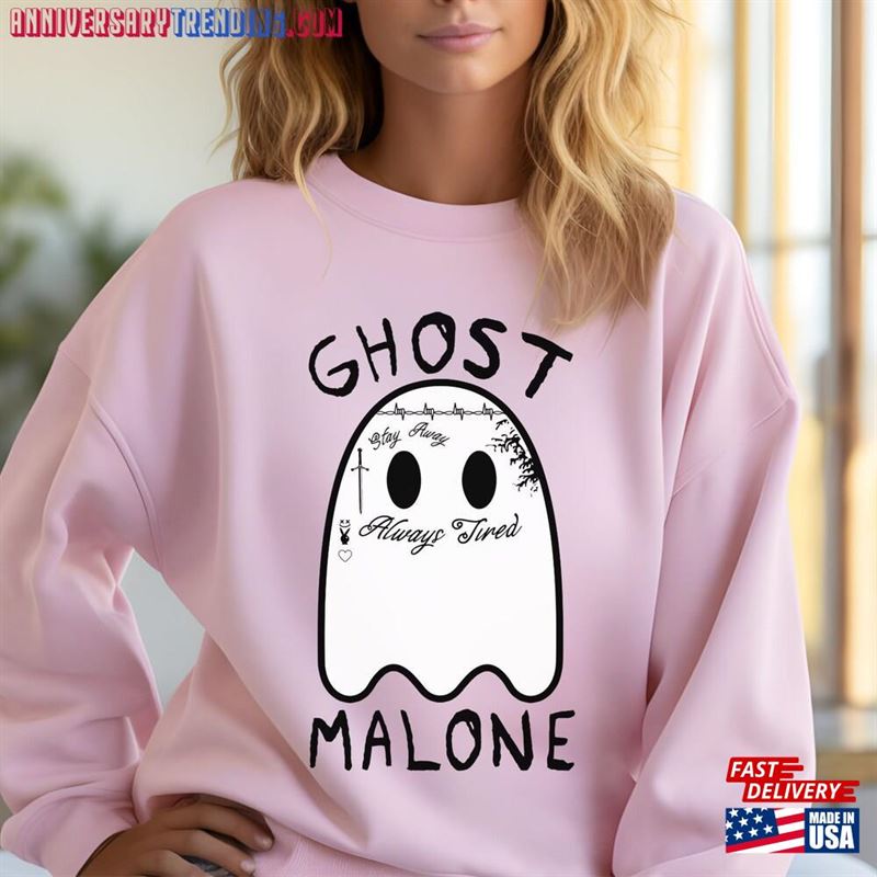 Ghost Malone Sweatshirt Halloween Cute Shirt Classic T-Shirt