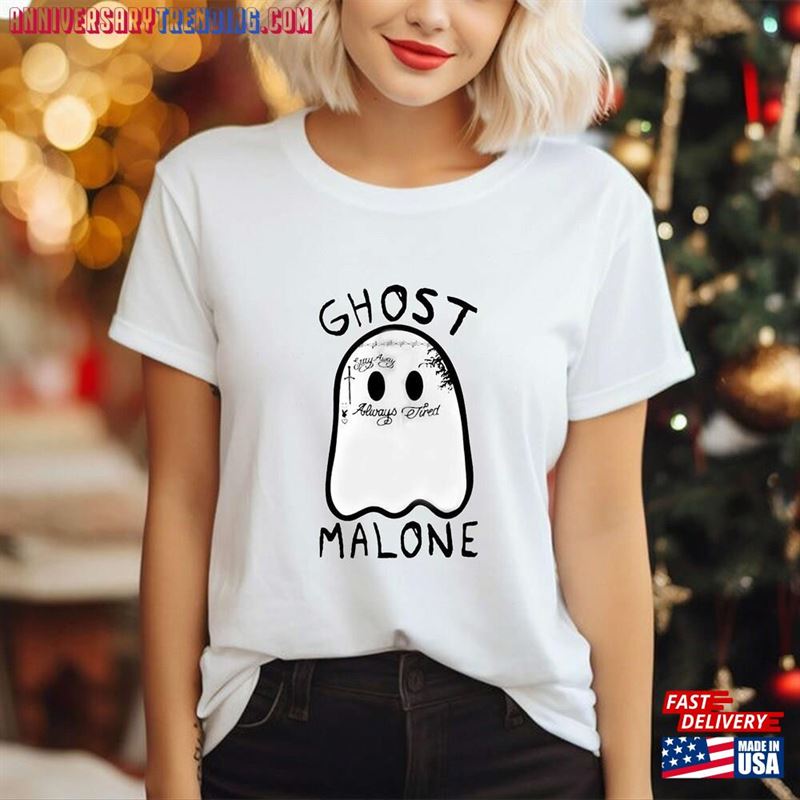 Ghost Malone Sweatshirt Halloween Cute Sweat Classic