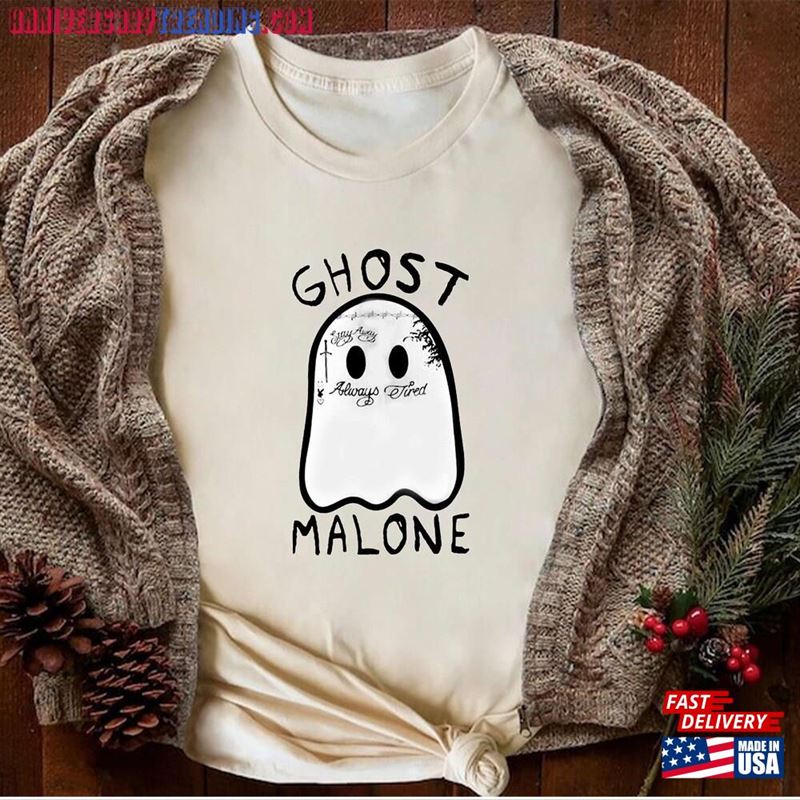 Ghost Malone Sweatshirt Halloween Cute Sweat Classic