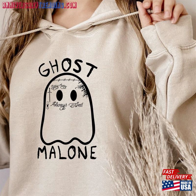 Ghost Malone Sweatshirt Halloween Cute Sweat Hoodie