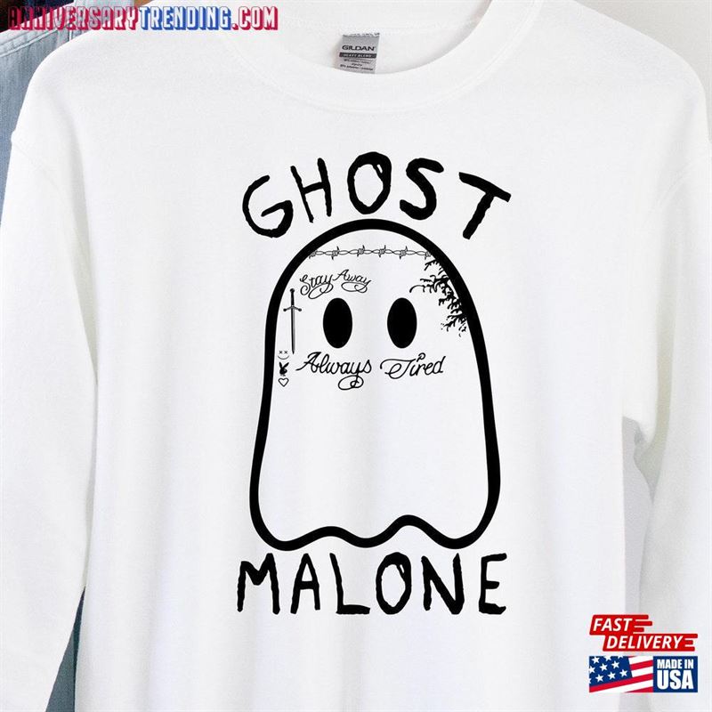 Ghost Malone Sweatshirt Halloween Cute Sweat Hoodie