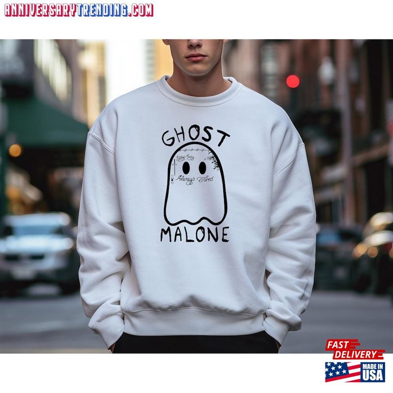 Ghost Malone Sweatshirt Halloween Cute Sweat T-Shirt Classic