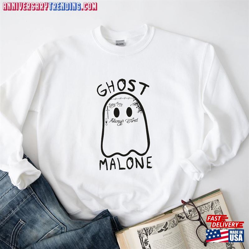 Ghost Malone Sweatshirt Halloween Cute Sweat Unisex