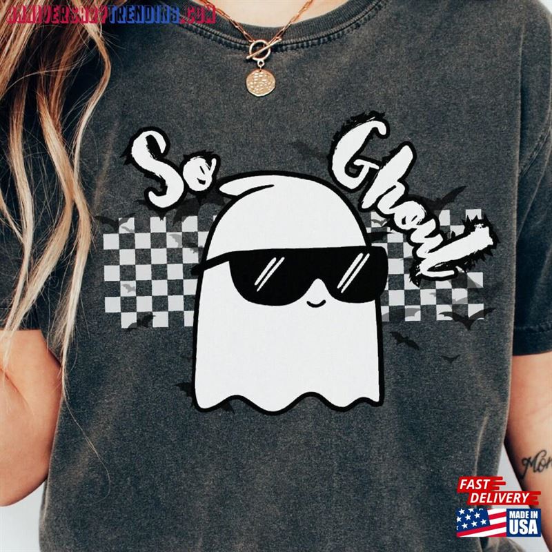 Ghost With Sunglasses T-Shirt Classic Unisex