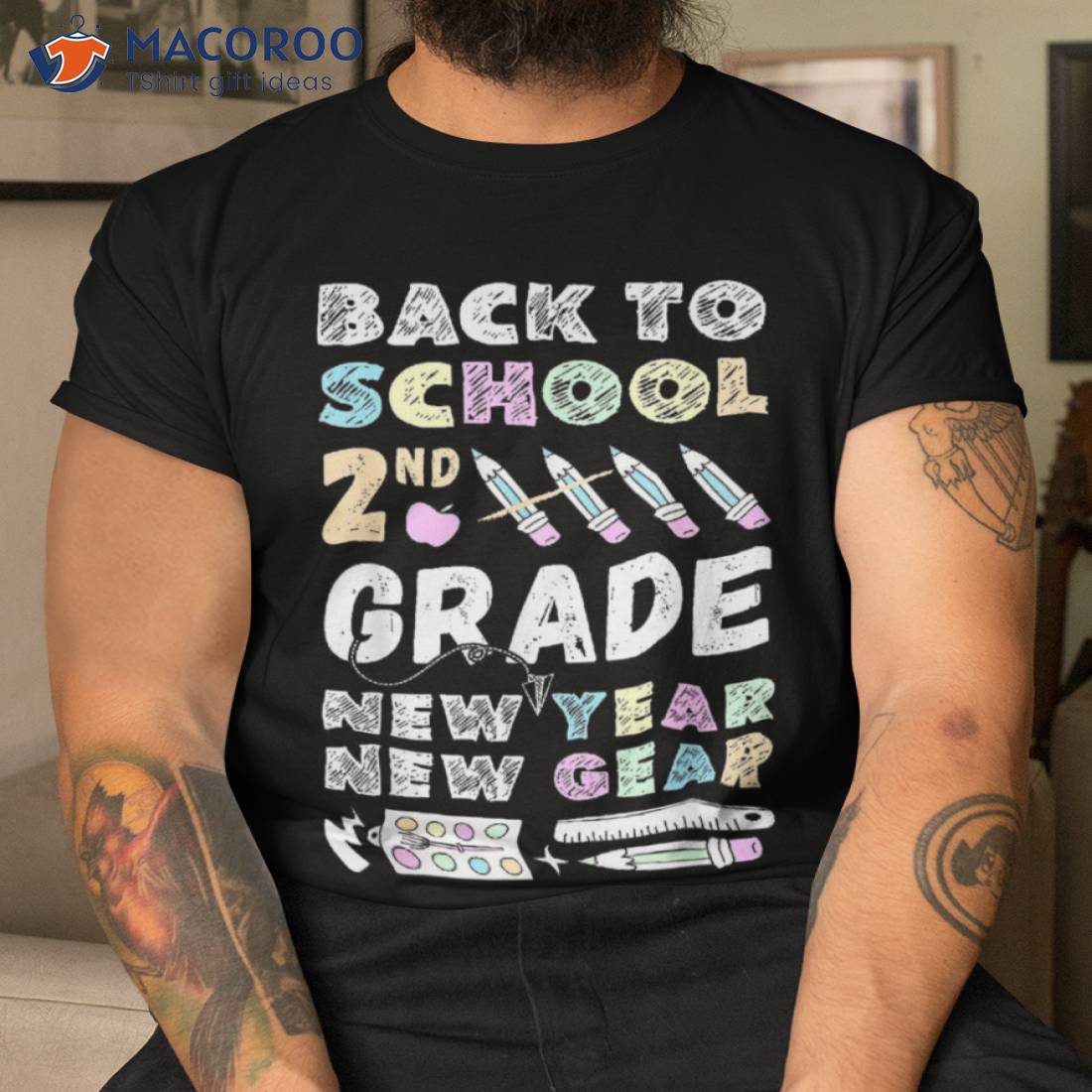 Girl 2nd Grade, Back To School, Grade School Supplies Shirt