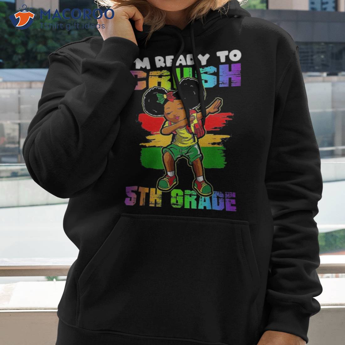 Girl Dabbing I’m Ready To Crush 5th Grade Back School Shirt