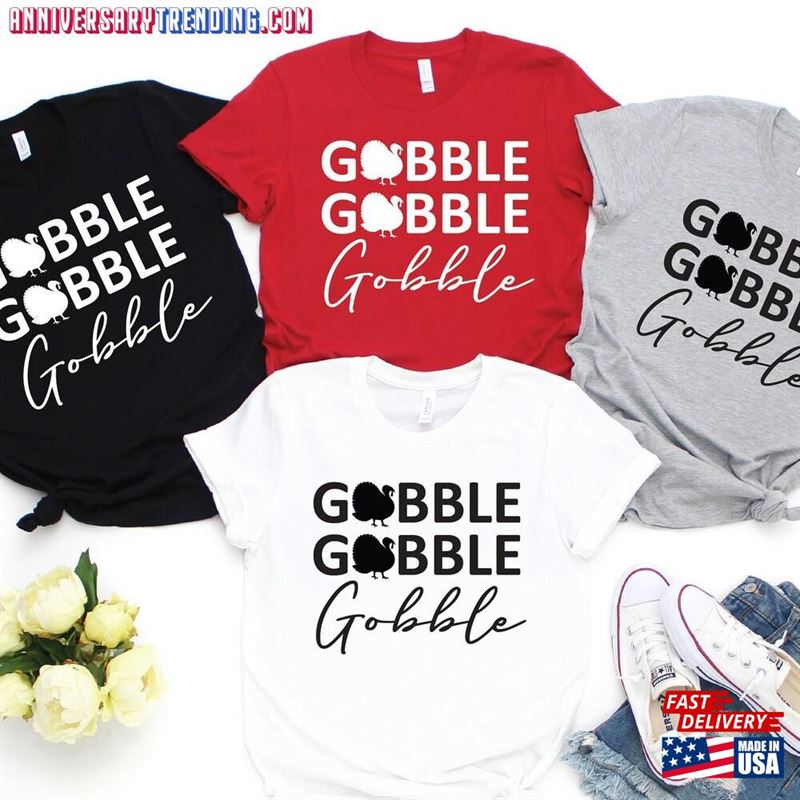 Gobble Shirt Thanksgiving Women Hoodie Classic