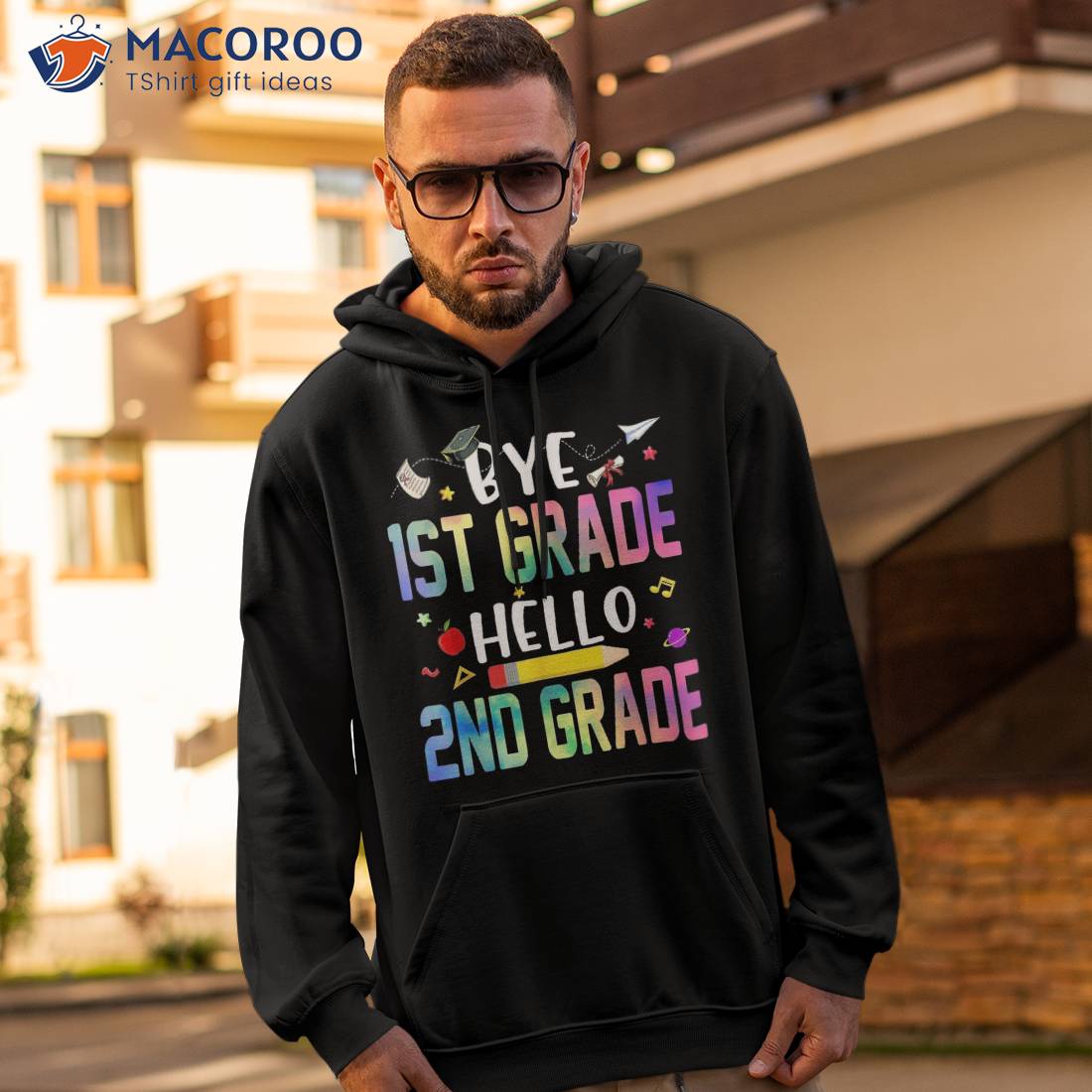 Graduation Bye 1st Grade Hello 2nd Back To School Shirt