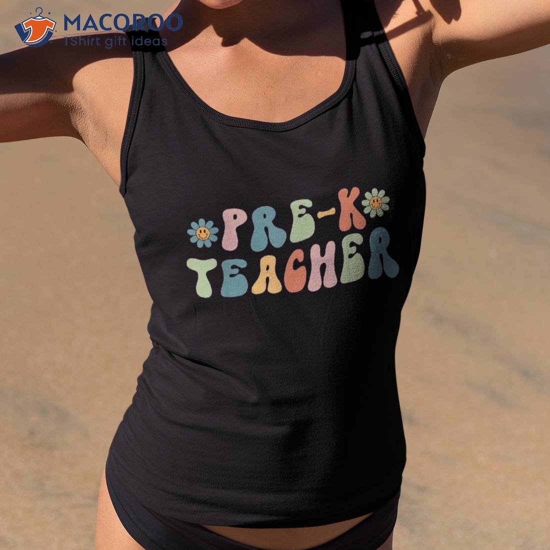 Groovy Pre-k Teacher First Day Of School Team Kids Shirt