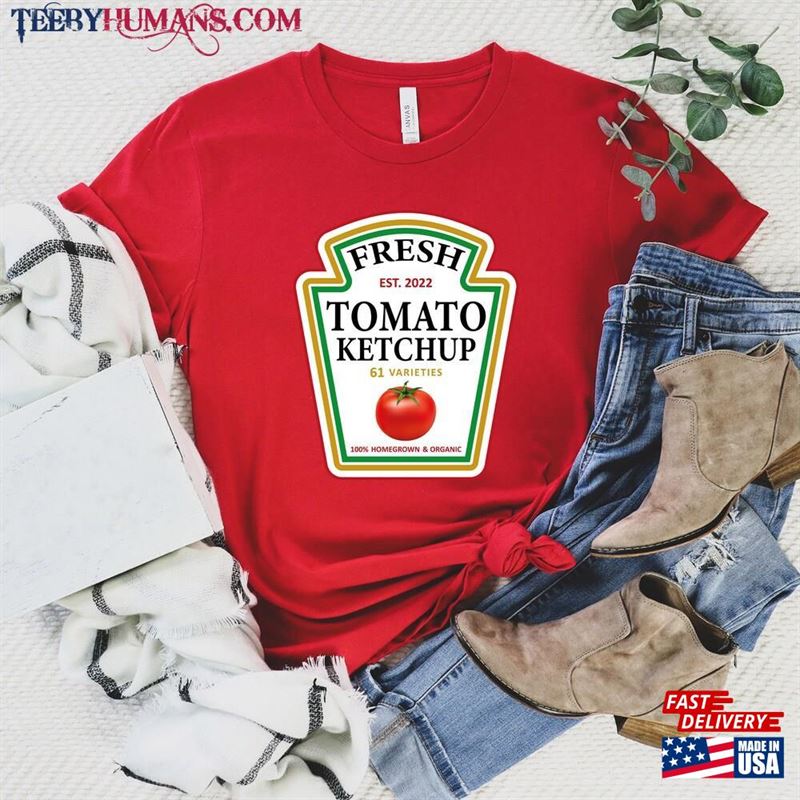 Group Condiments T-Shirts Matching Condiment Costume Party Shirt 2023 Adults Youth Ketchup Ranch Shirts T-Shirt Sweatshirt