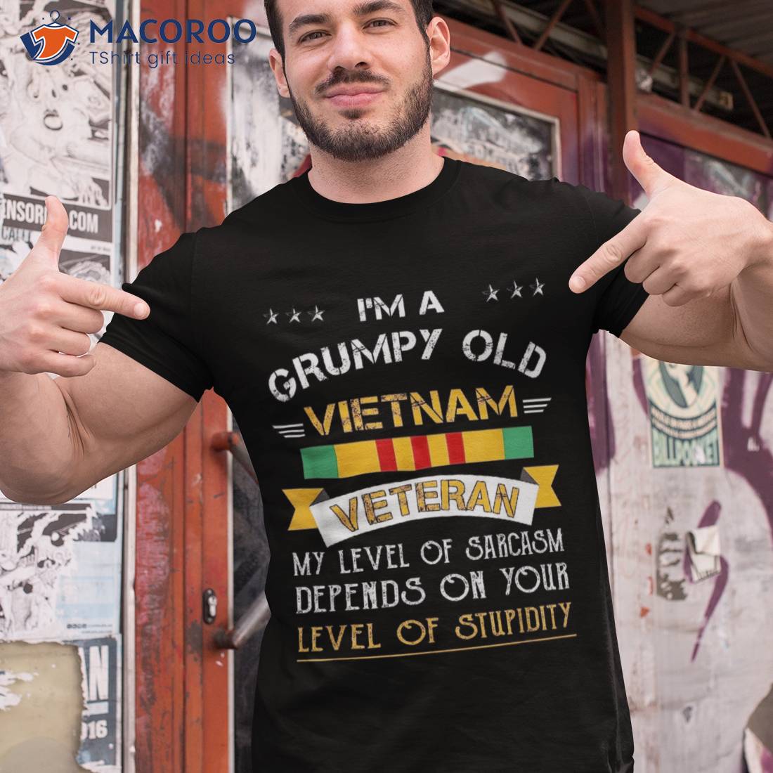 Grumpy Old Vietnam Veteran T Shirt