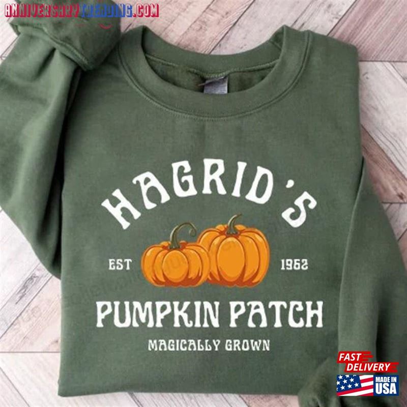 Hagrid’s Pumpkin Patch Sweatshirt Fall Comfort Color Shirt Sweater T-Shirt Hoodie