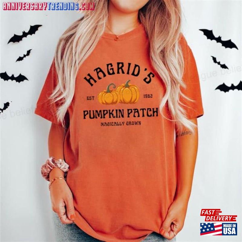 Hagrid’s Pumpkin Patch Sweatshirt Fall Comfort Color Shirt Sweater T-Shirt Hoodie