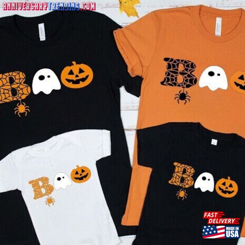 Halloween Boo Shirt Ghost Pumpkin T-Shirt Hoodie