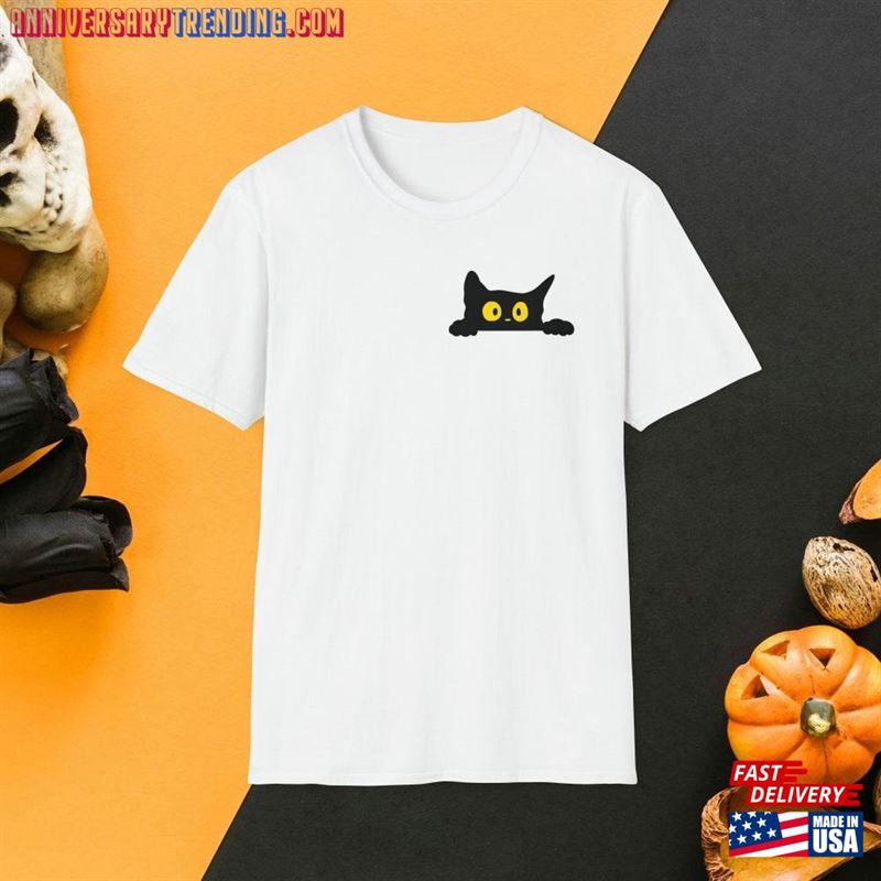 Halloween Cat Shirt Lover Spooky Season T-Shirt Classic Hoodie