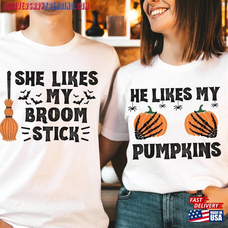 Halloween Couple Matching Shirts Unisex Shirt Classic Hoodie