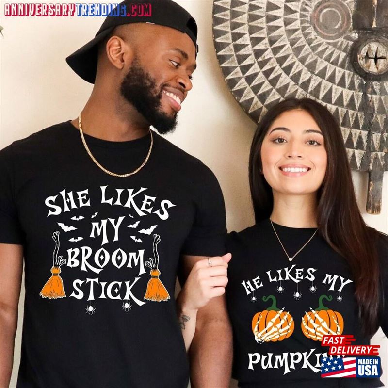 Halloween Couple Matching Shirts Unisex Shirt Hoodie Classic