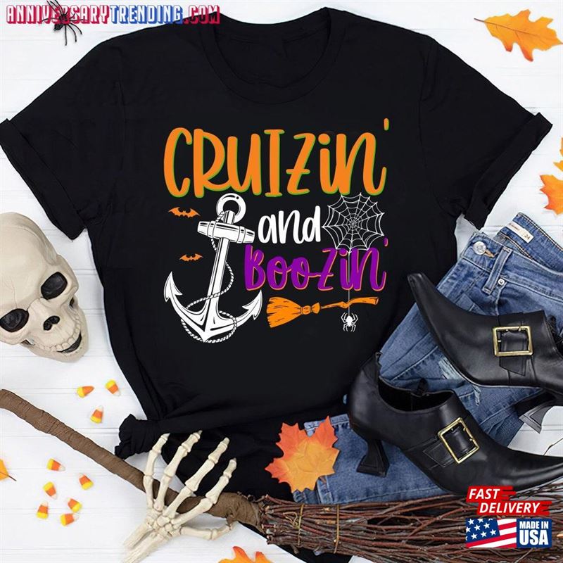 Halloween Cruising And Boozing Cruise Shirt Squad Classic T-Shirt