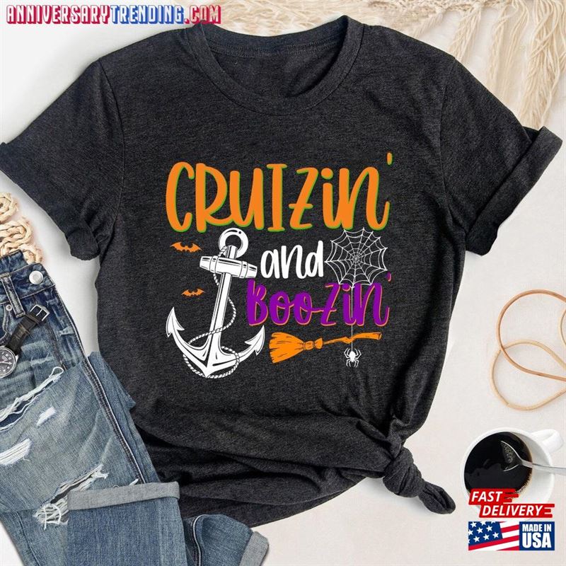 Halloween Cruising And Boozing Cruise Shirt Squad Classic T-Shirt