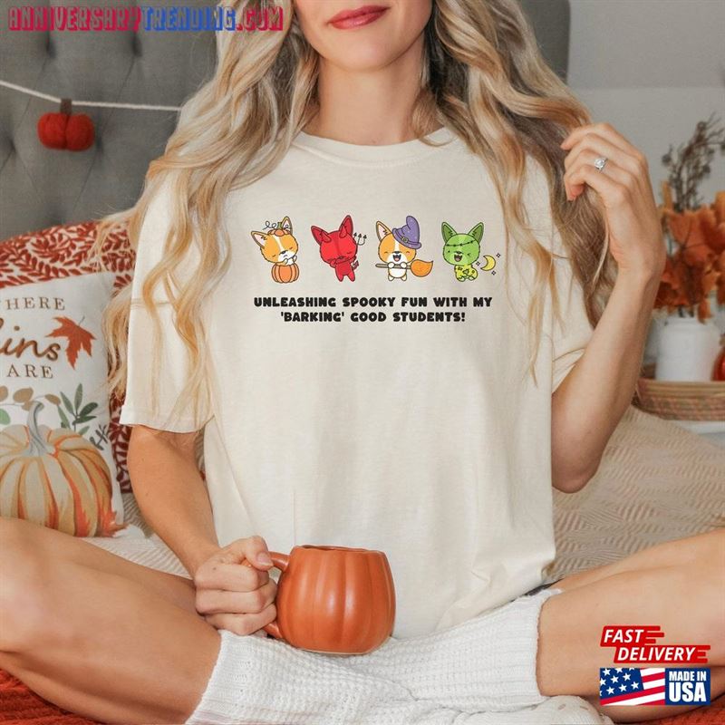 Halloween Dog Shirt T-Shirt 2023 Happy Classic Sweatshirt