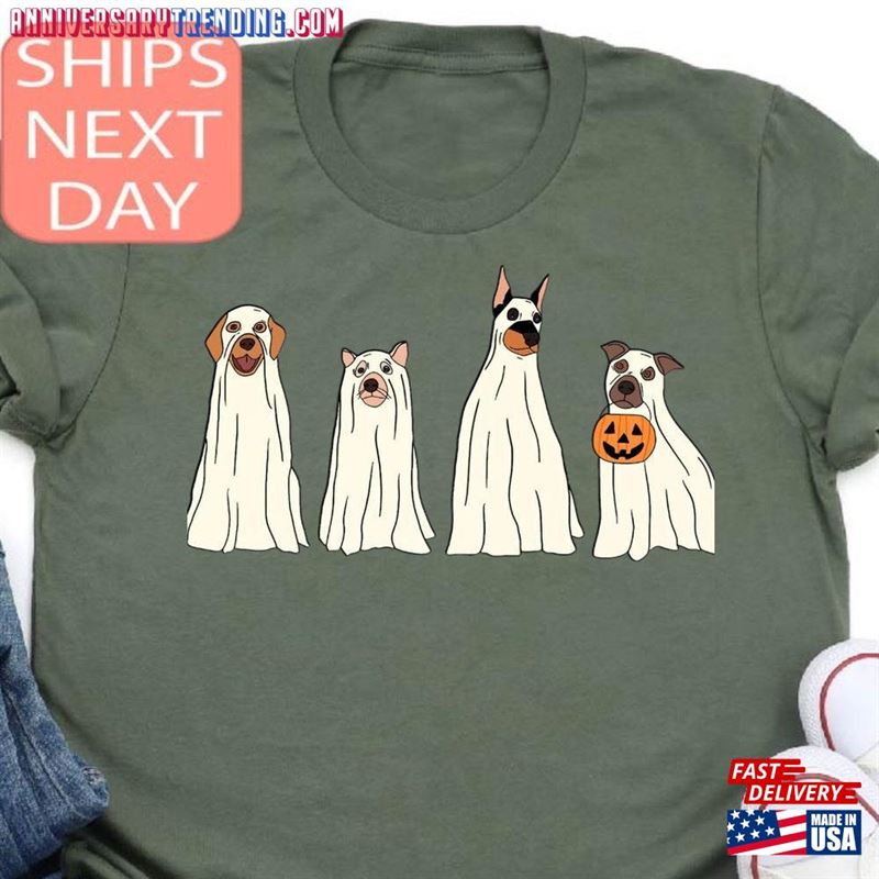 Halloween Ghost Dog T-Shirt Shirt Sweatshirt