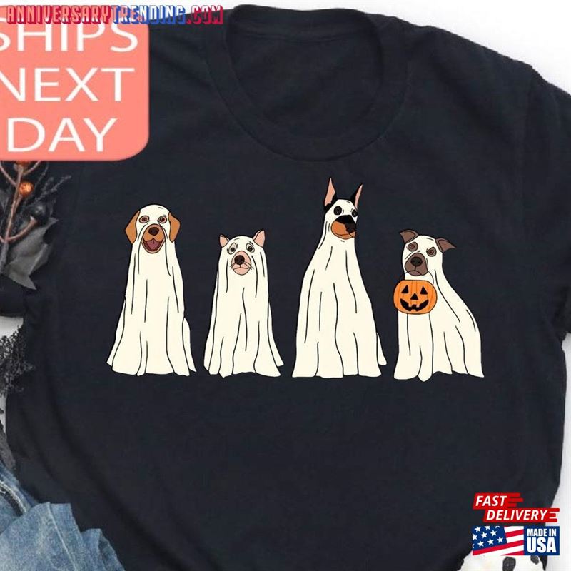 Halloween Ghost Dog T-Shirt Shirt Sweatshirt