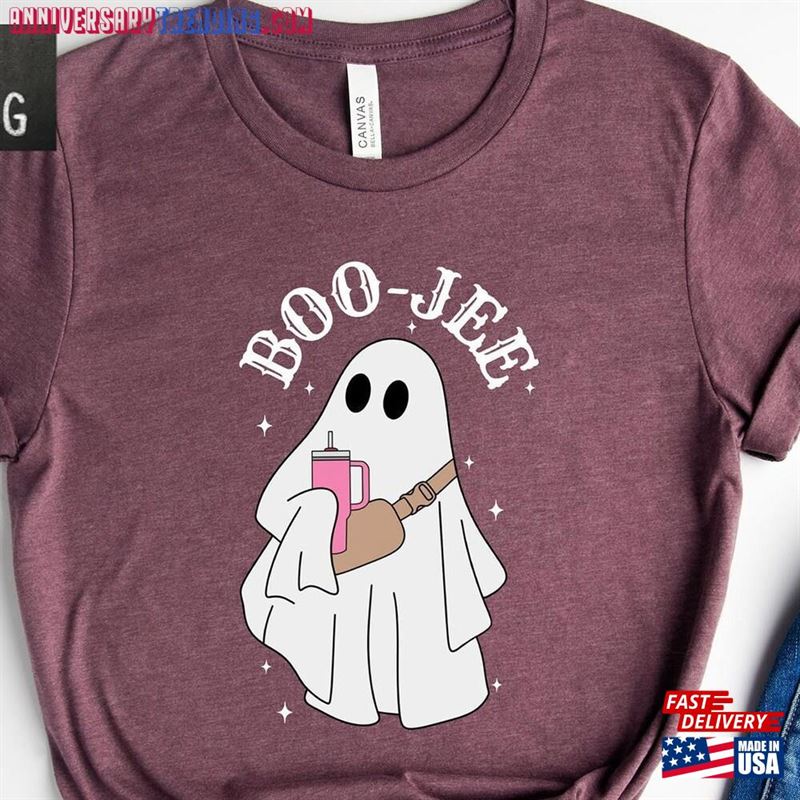 Halloween Ghost Shirt Boo Jee Spooky Tee Unisex Sweatshirt