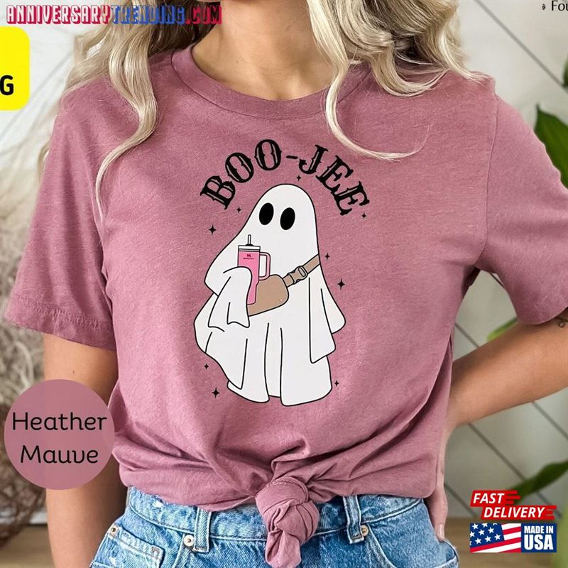 Halloween Ghost Shirt Witch Boo Jee Funny Unisex Sweatshirt