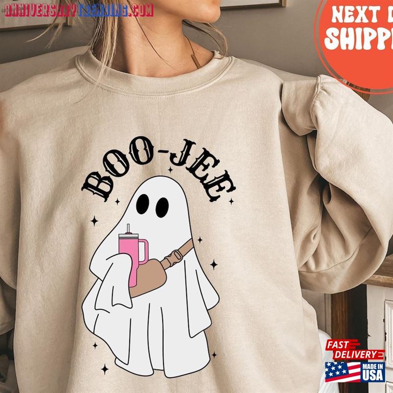 Halloween Ghost Sweatshirt Boo Jee Shirt Classic T-Shirt