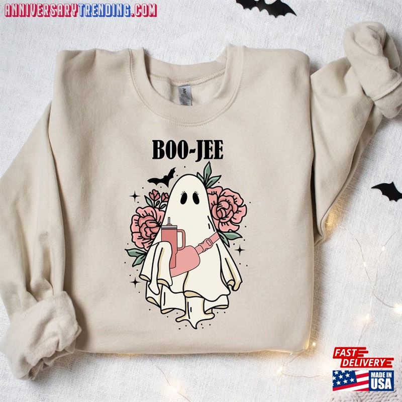 Halloween Ghost Sweatshirt Boo Jee Shirt T Classic