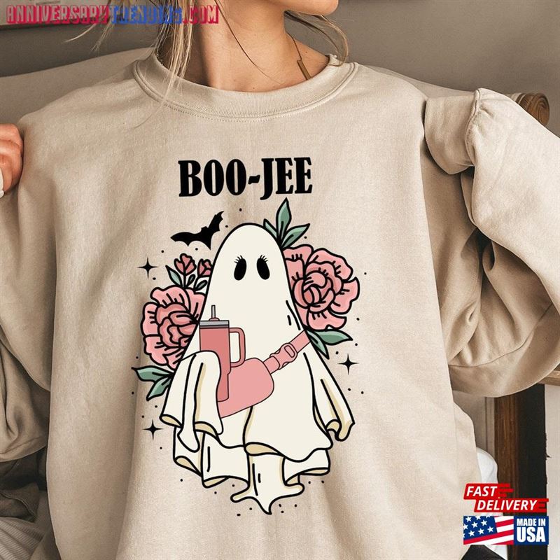 Halloween Ghost Sweatshirt Boo Jee Shirt T Classic