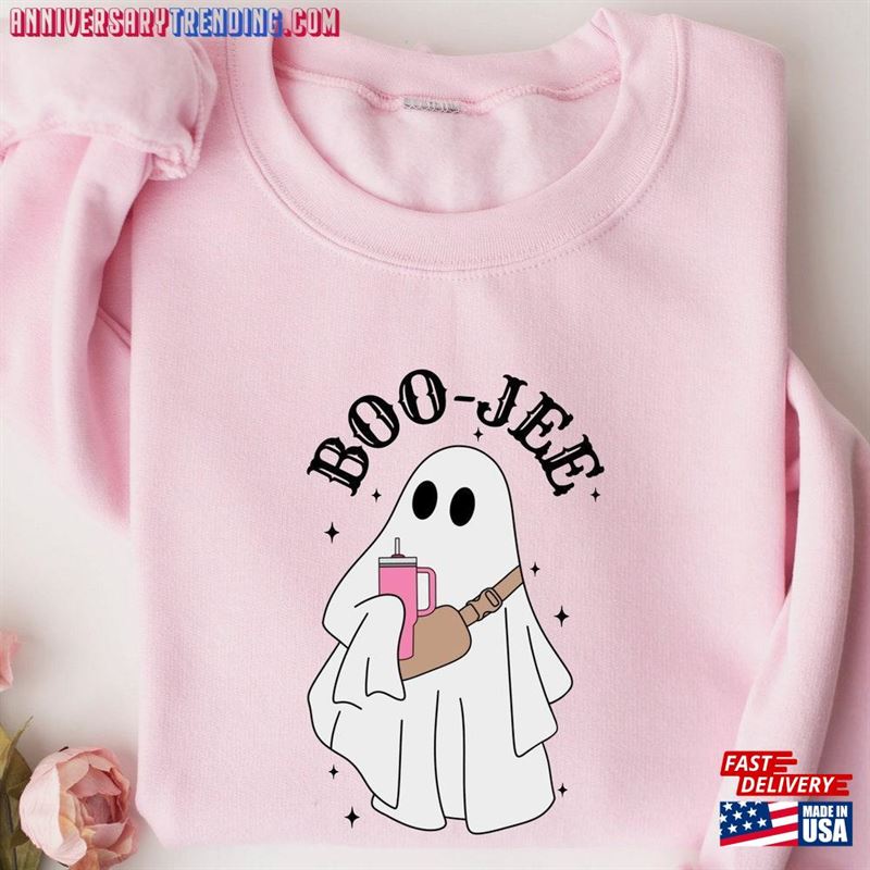 Halloween Ghost Sweatshirt Boo Jee Shirt T-Shirt