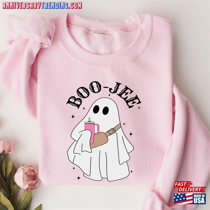 Halloween Ghost Sweatshirt Boo Jee Shirt Unisex T-Shirt