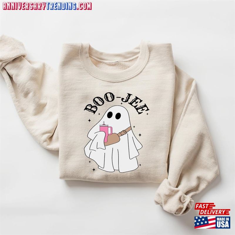 Halloween Ghost Sweatshirt Boo Jee Shirt Unisex T-Shirt