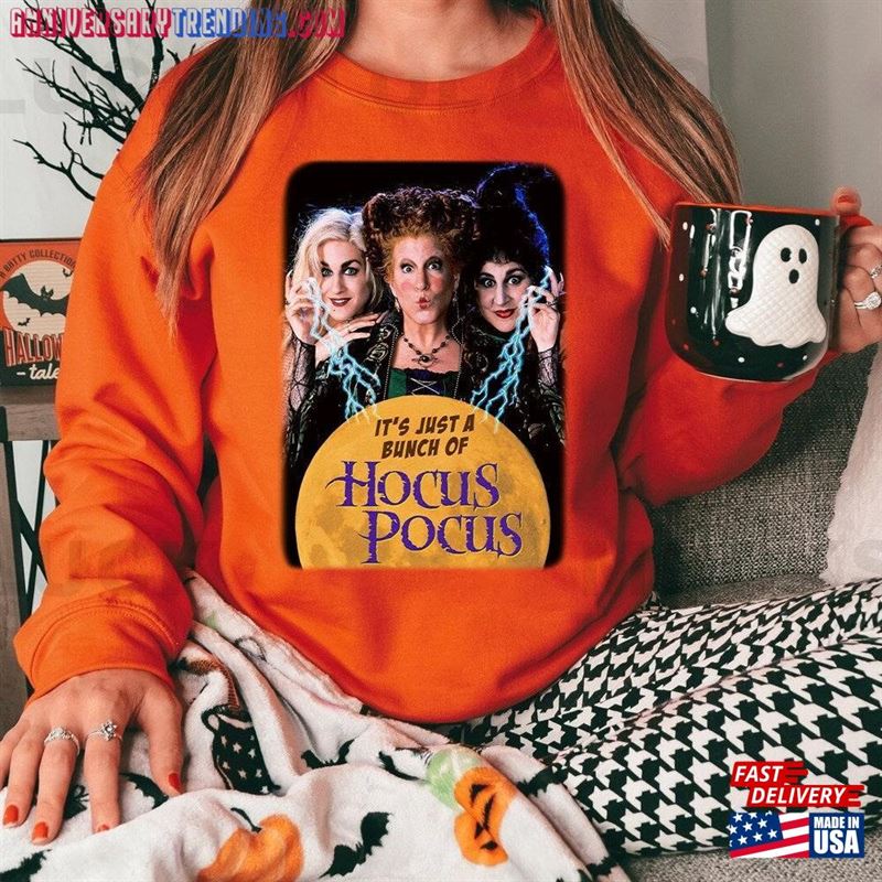 Halloween Hocus Pocus Sanderson Sisters Sweatshirt Funny Witchs T-Shirt 90S Classic Movie Shirt Hoodie