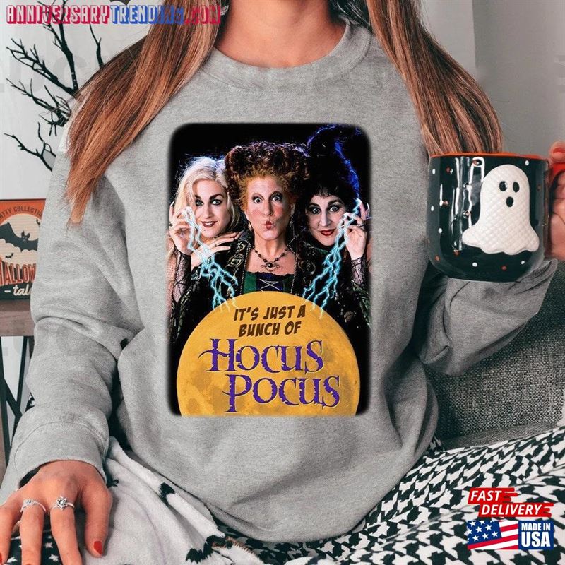 Halloween Hocus Pocus Sanderson Sisters Sweatshirt Funny Witchs T-Shirt 90S Classic Movie Shirt Hoodie