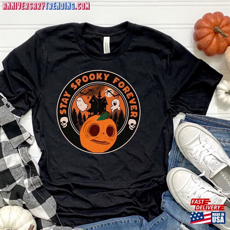 Halloween Horror Hhn 2023 Stay Spooky With Lil Boo Tshirt Hoodie T-Shirt