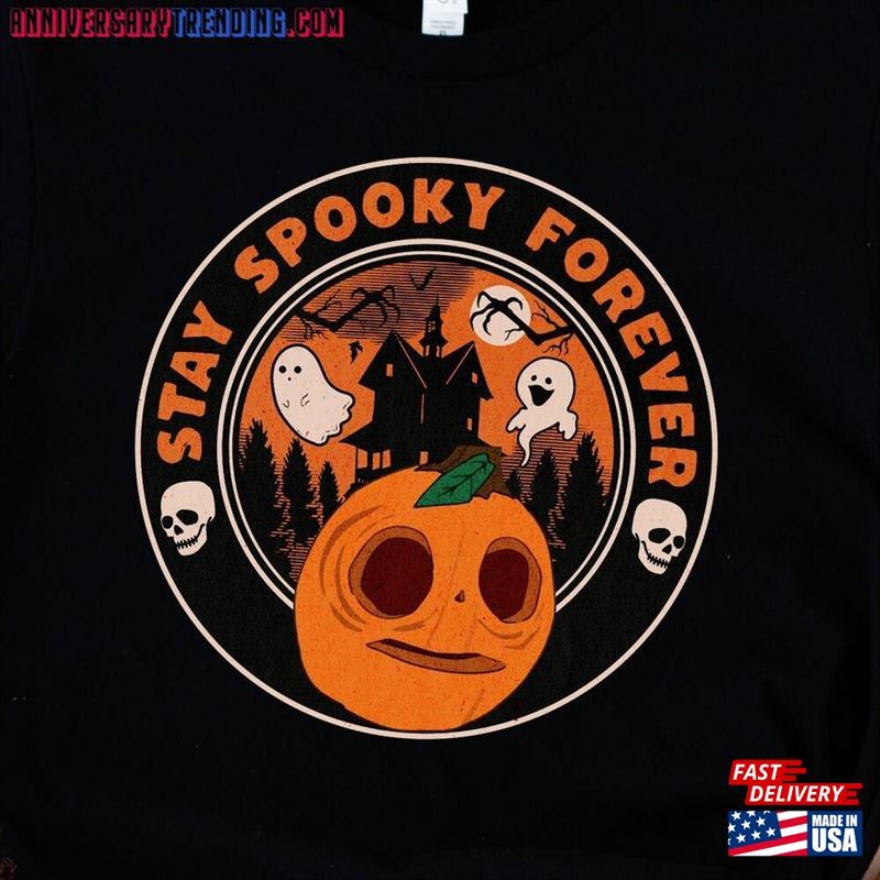 Halloween Horror Hhn 2023 Stay Spooky With Lil Boo Tshirt Hoodie T-Shirt