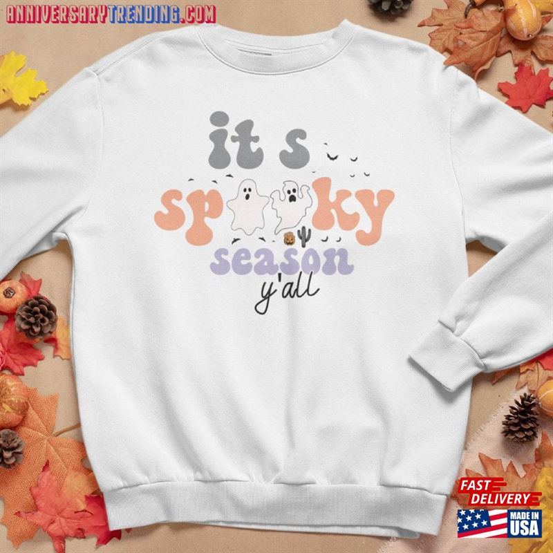 Halloween It’s Spooky Season Retro Hoodie T-Shirt