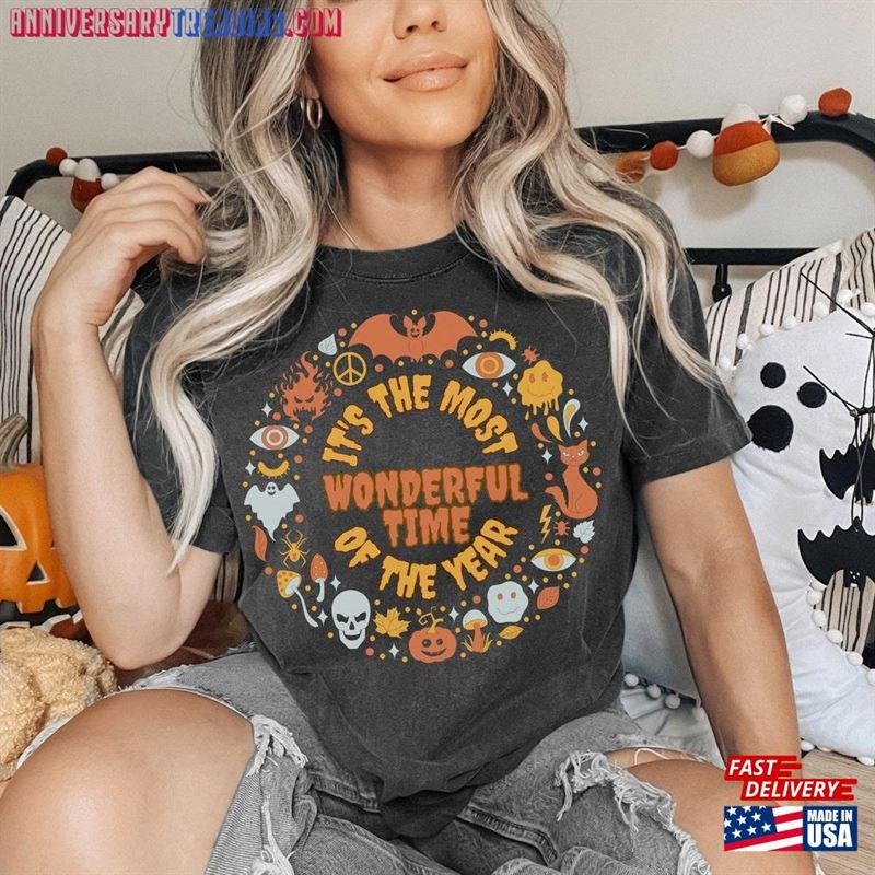 Halloween Most Wonderful Time Of The Year Comfort Colors T-Shirt Sweatshirt