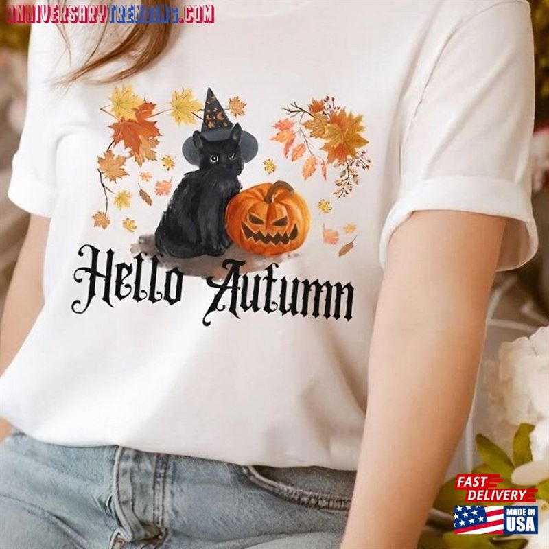 Halloween Shirt Autumn Spooky Season T-Shirt Sweatshirt