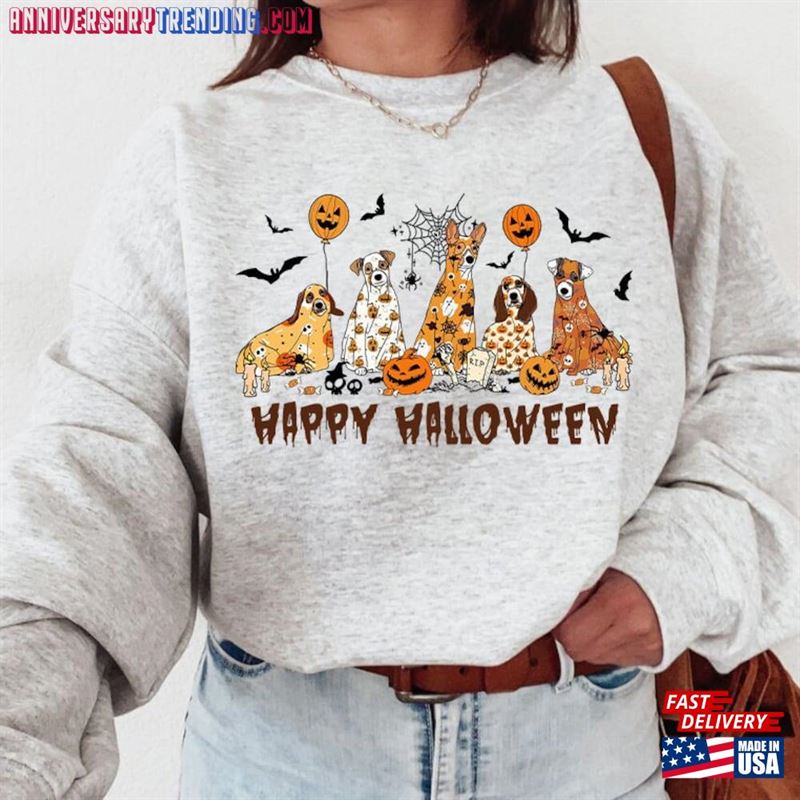 Halloween Sweatshirt Sweater 2023 Happy Hoodie T-Shirt