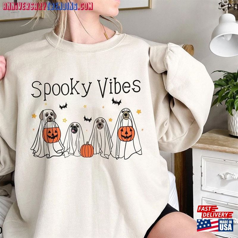 Halloween Sweatshirt Sweater Ghost Hoodie