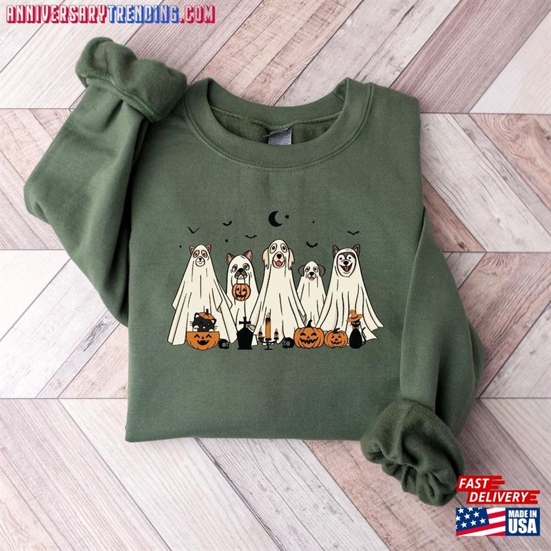 Halloween Sweatshirt Sweater Happy Classic