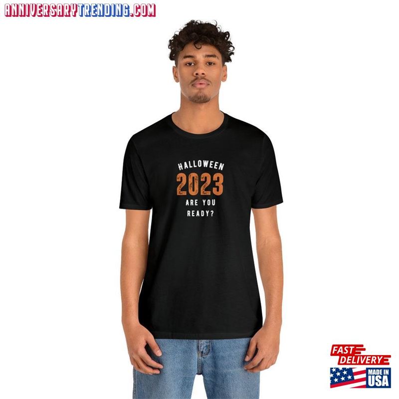 Halloween T Shirt 2023 Unisex Jersey Short Sleeve Tee Classic