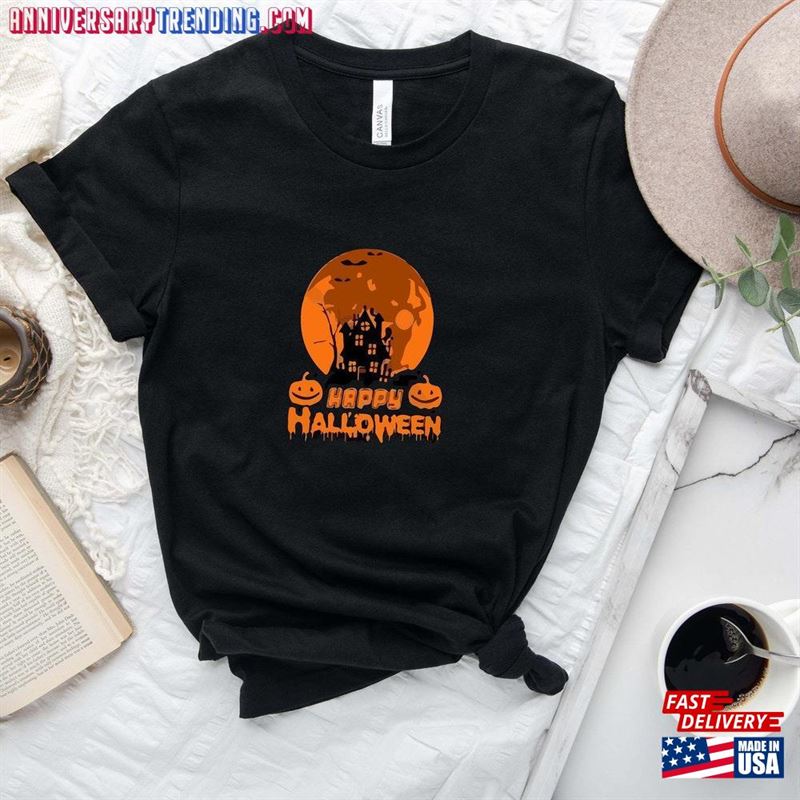 Halloween T Shirt Happy T-Shirt Hoodie