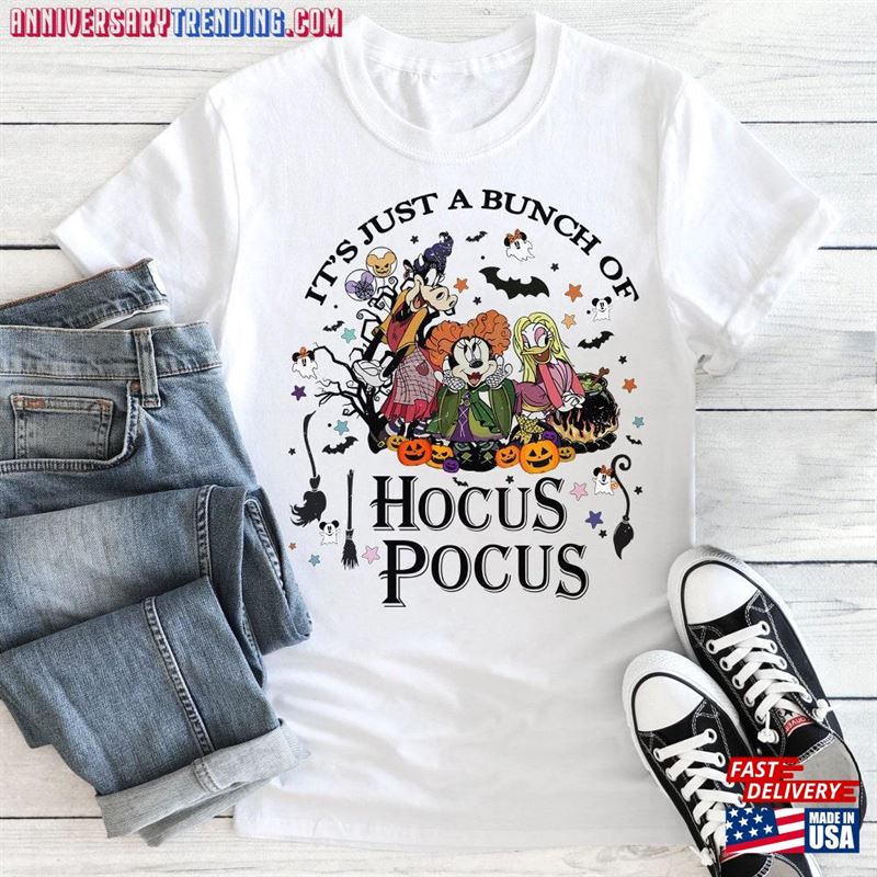 Halloween Witch Shirt It’s Just A Bunch Mouse And Friends T-Shirt Classic Sweatshirt