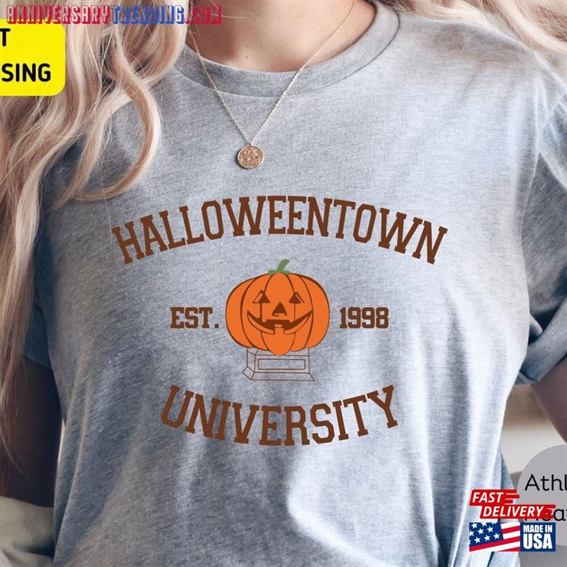 Halloweentown Est 1998 Shirt University Vintage Halloween T-Shirt Unisex