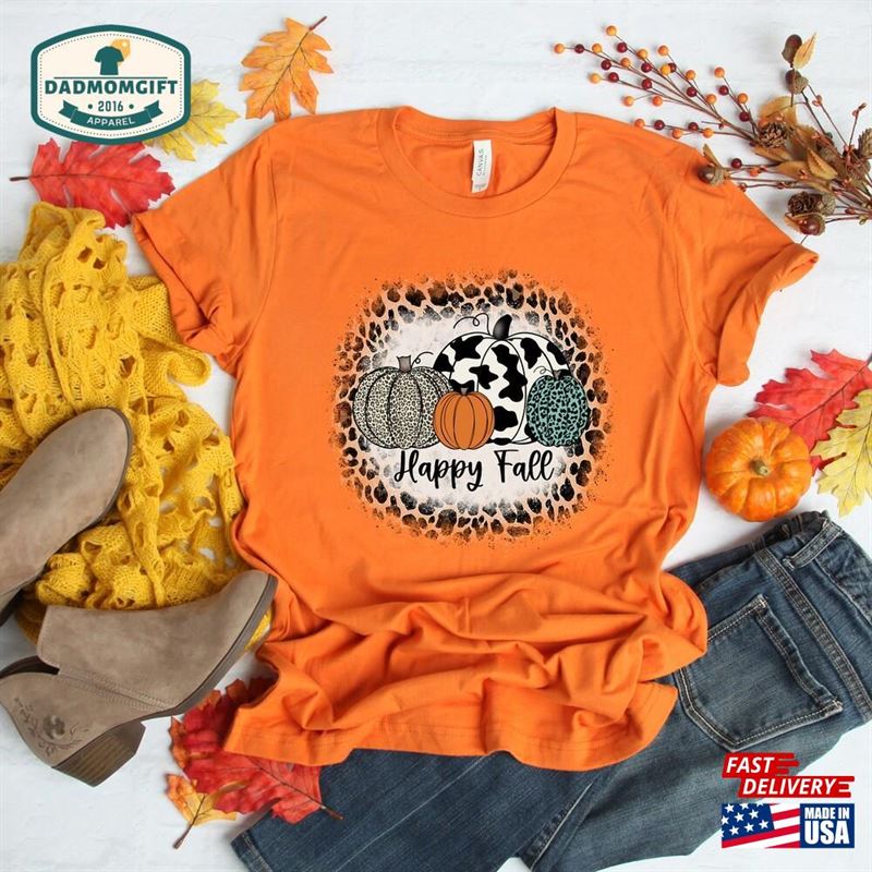 Happy Fall Shirt Pumpkin Love Y Sweatshirt Unisex