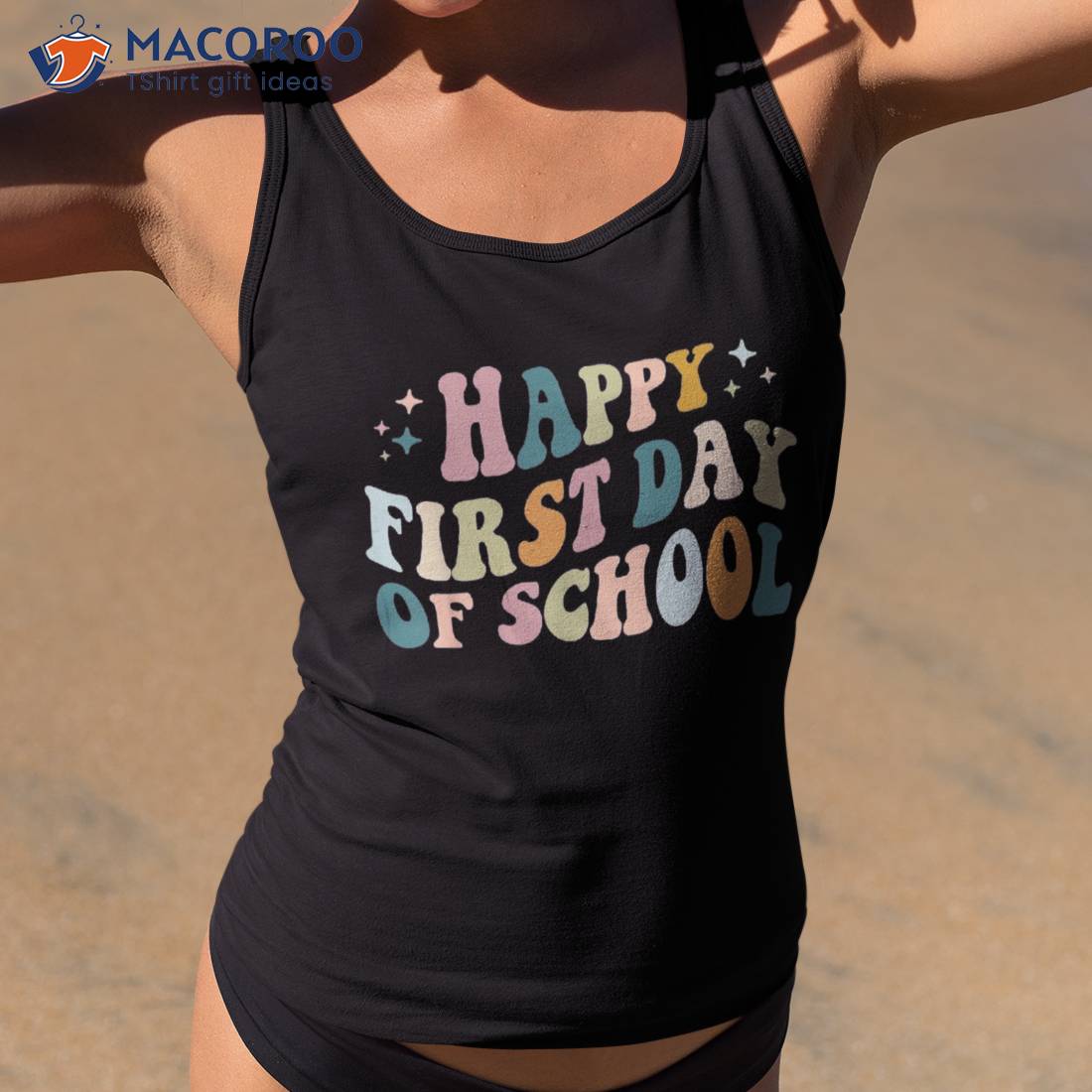 Happy First Day Of School Groovy Back To Gifts Shirt